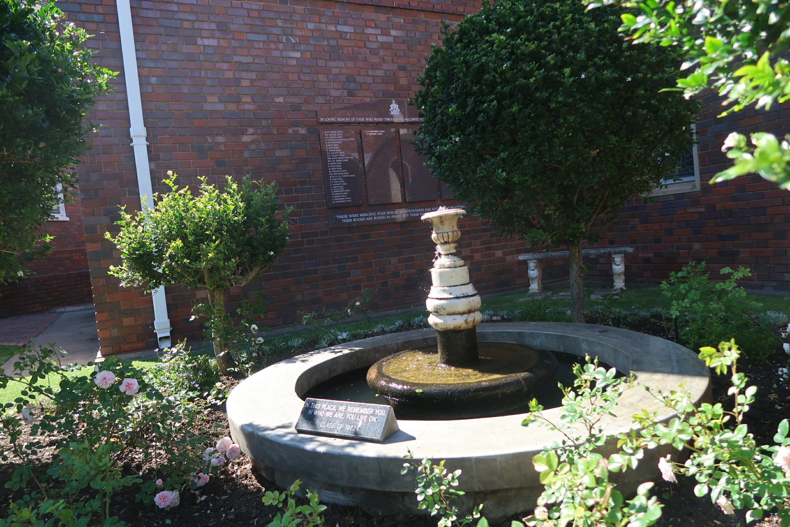 Chapel Memorial Garden Banner