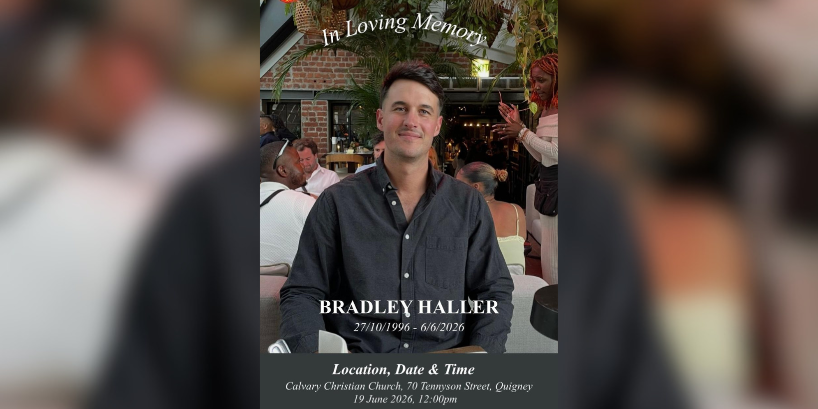 In Loving Memory Brad Haller